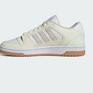 adidas Women's Cream and White Sneakers